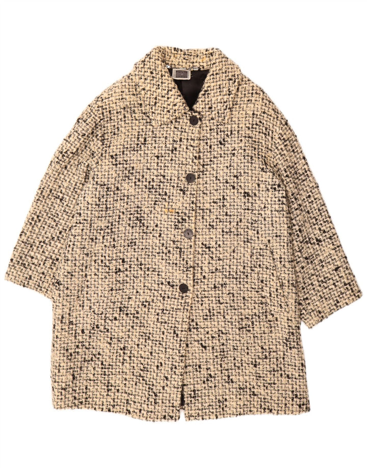 PERTE BY KRIZIA Γυναικείο Oversized Πανωφόρι Μέγεθος 21 Medium Beige Flecked