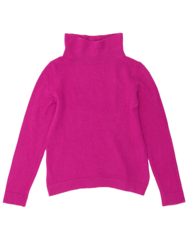 HOBBS Γυναικείο πουλόβερ με ρολό λαιμόκοψη UK 10 Small Pink