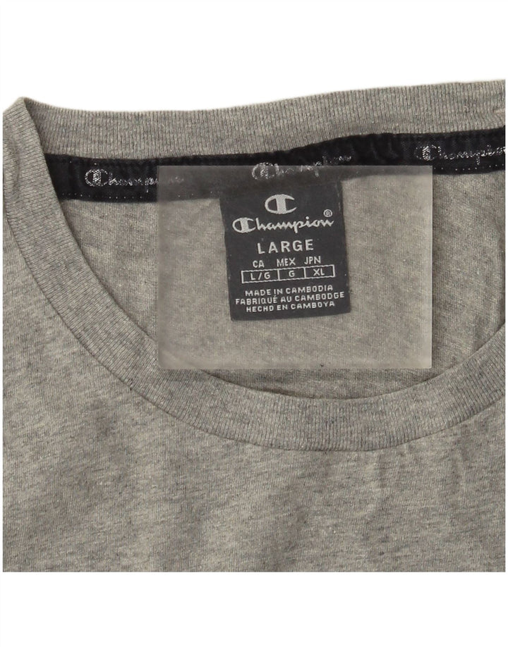 Ανδρικό T-Shirt Champion Top Large Grey Flecked