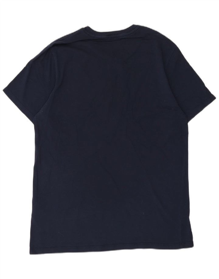 LEVI'S Mens Graphic T-Shirt Top Large Navy Blue Cotton