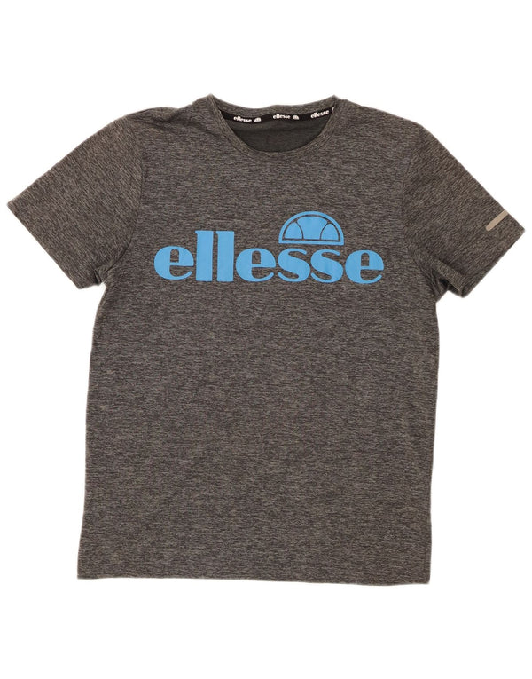 Ellesse Γυναικείο γραφικό T-Shirt Top UK 14 Medium Grey Polyester