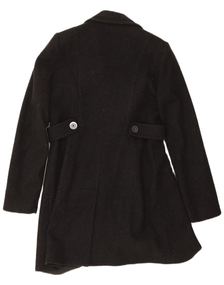 Liu Jo Ανδρικό παλτό με διπλό στήθος IT 46 Small Black Wool