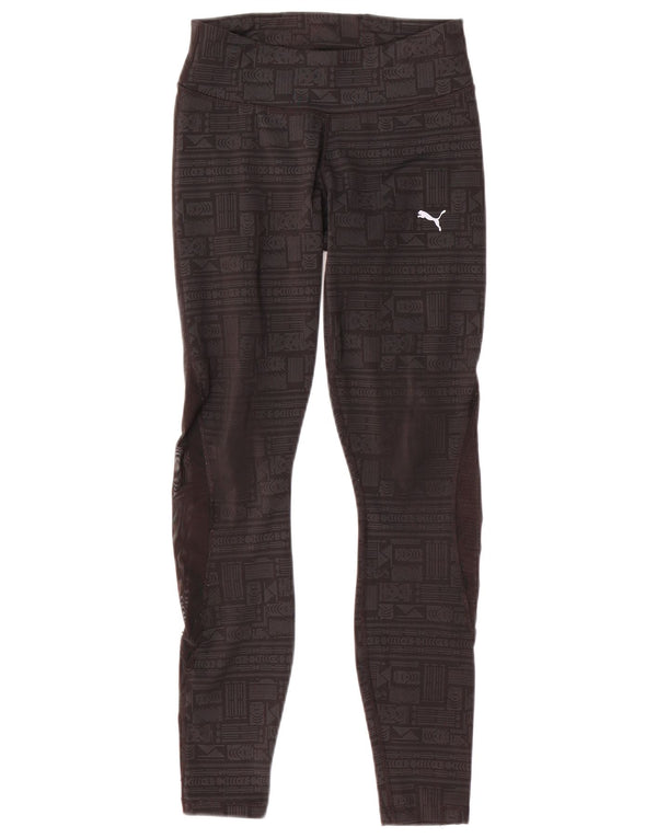 Γυναικείο κολάν Puma UK 10 Small Grey Geometric Polyester
