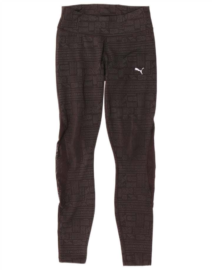 Γυναικείο κολάν Puma UK 10 Small Grey Geometric Polyester