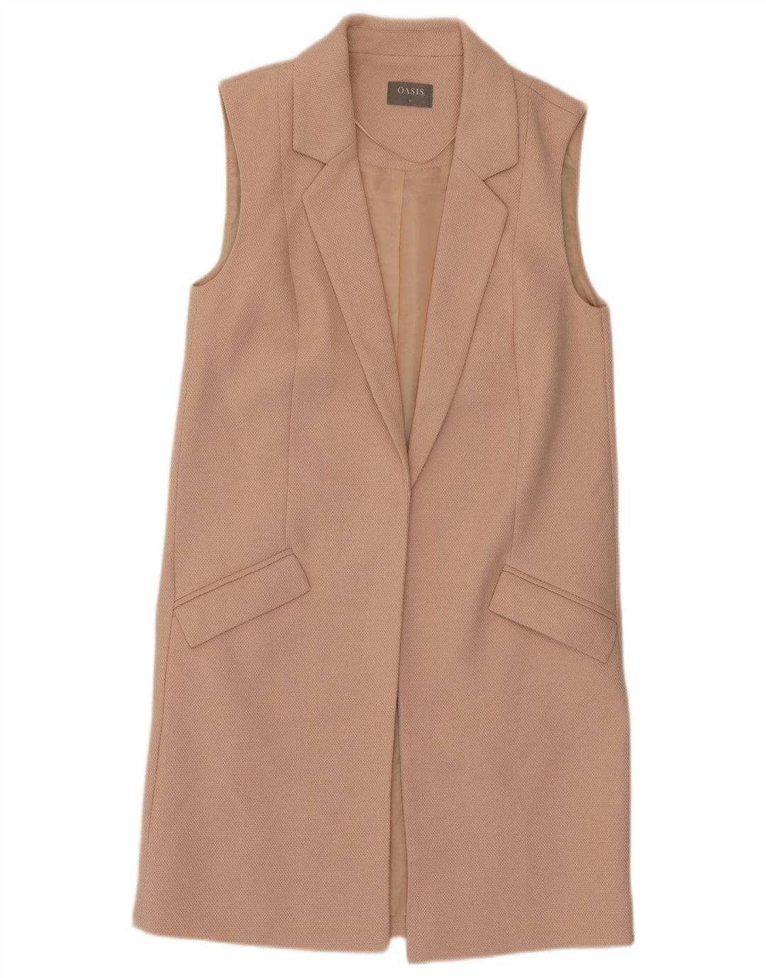 Γυναικείο γιλέκο Oasis Longline UK 8 Small Pink Polyester