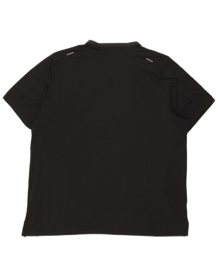 Ανδρικό T-Shirt NIKE Dri Fit Top XL Μαύρο πολυεστέρα