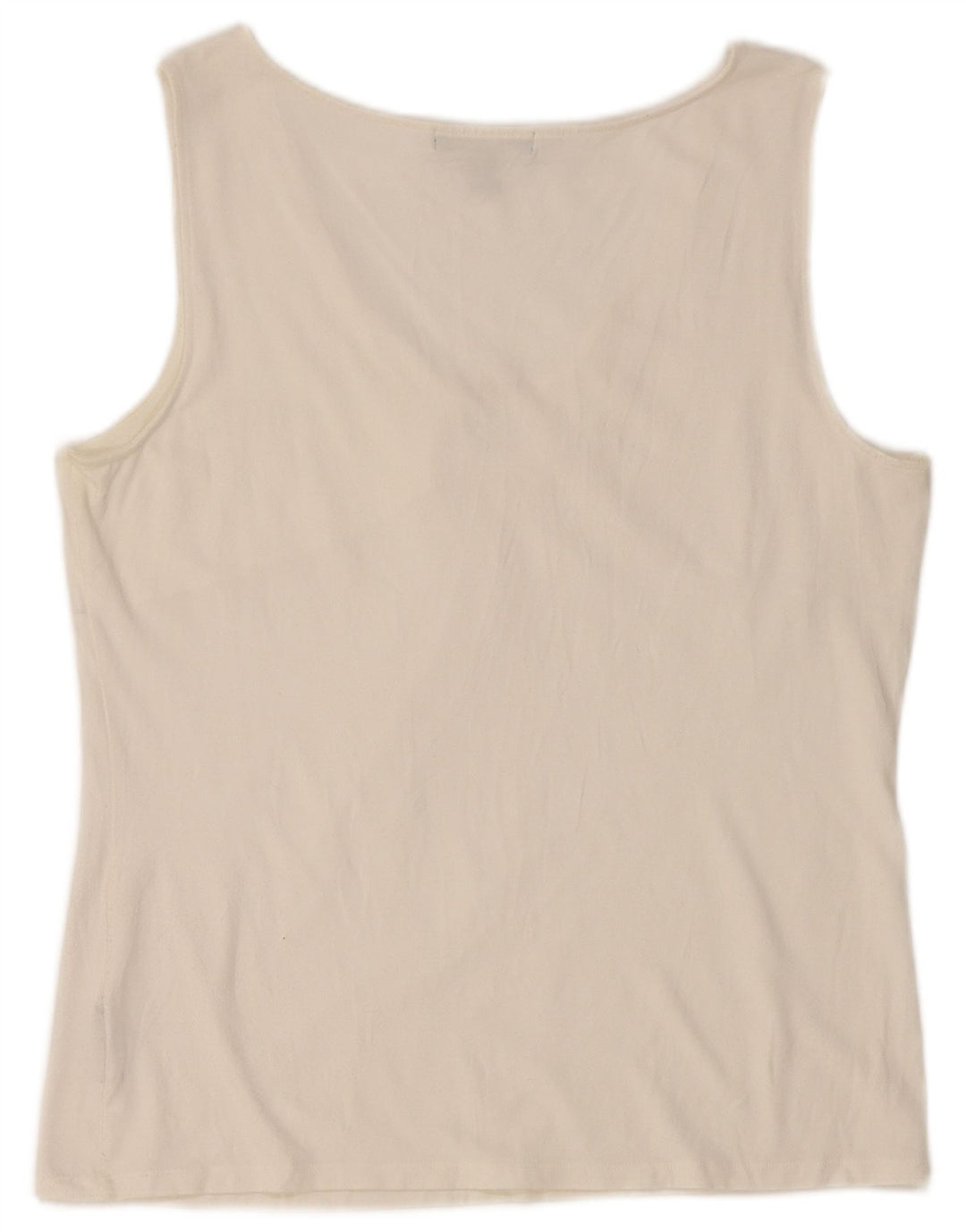 RALPH LAUREN Γυναικεία μπλούζα αμάνικη μπλούζα UK 18 XL White Rayon