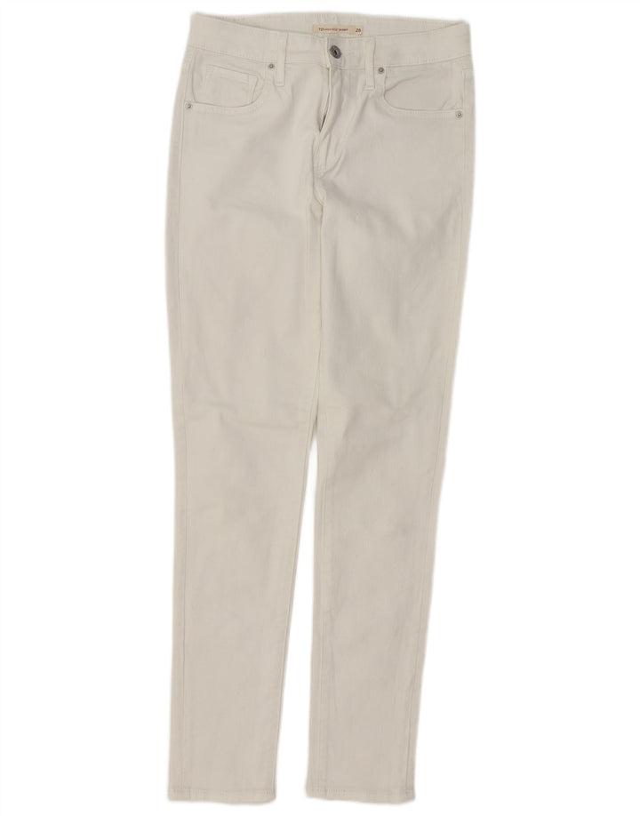 LEVI'S Γυναικείο 721 Ψηλό Skinny Jeans W26 L29 Λευκό