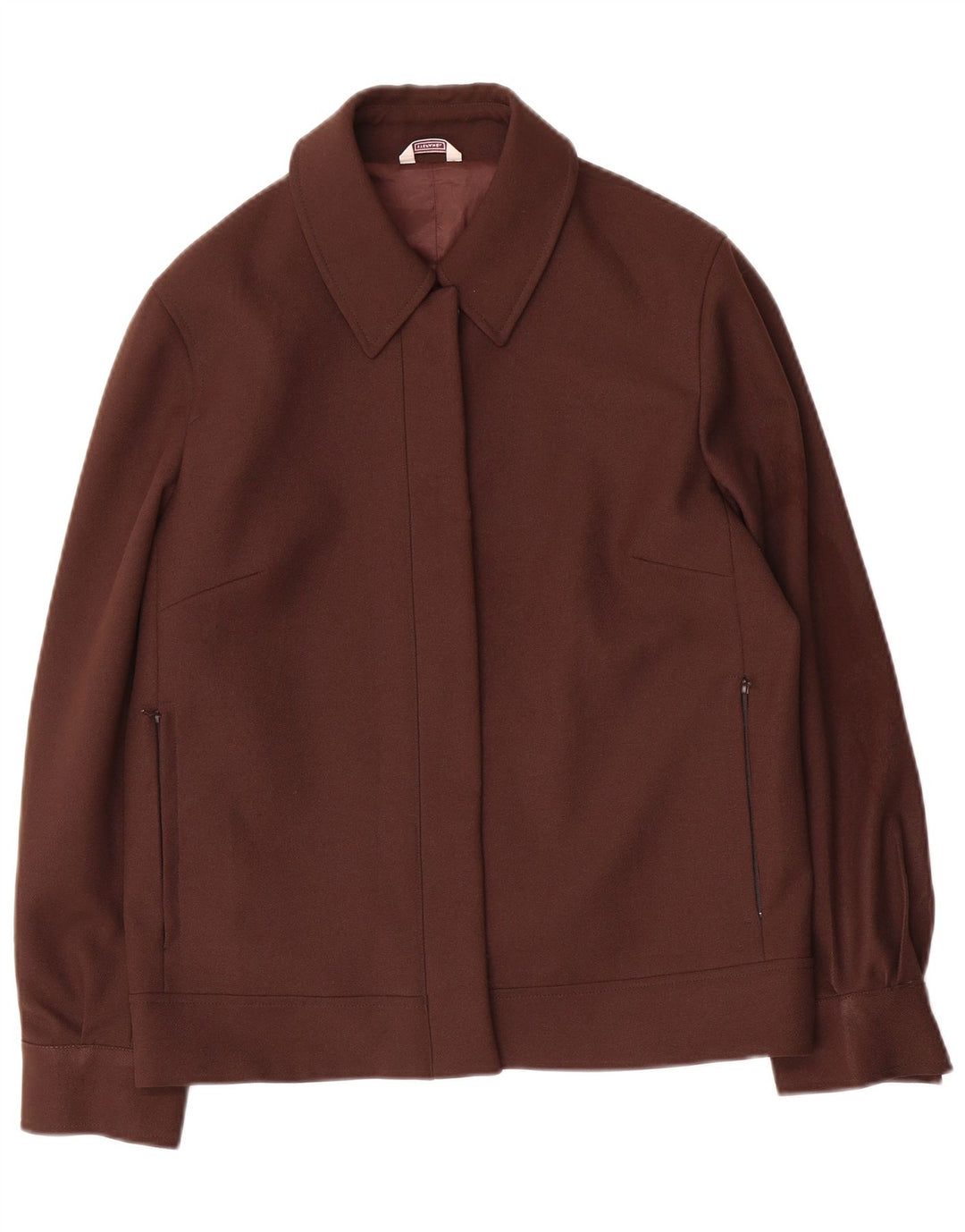 Stefanel Γυναικείο Μπουφάν Bomber IT 44 Medium Brown Polyester