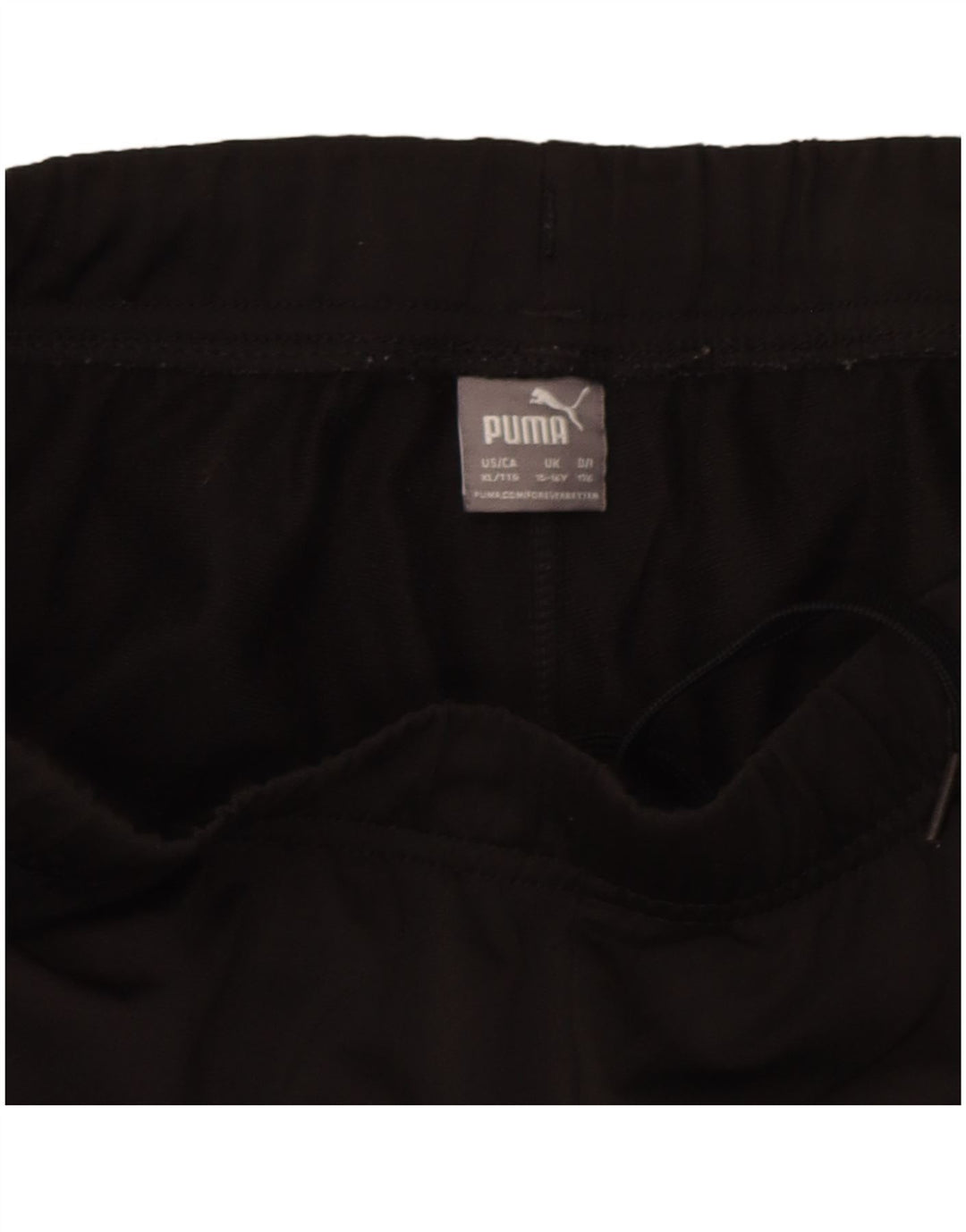 Puma Boys Tracksuit Trousers Joggers 15-16 Years Μαύρο