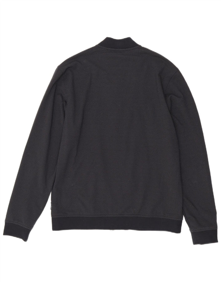 Ted Baker Ανδρικό μπουφάν Bomber Size 4 Μεγάλο Navy Blue Spotted Viscose