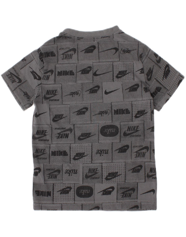 Nike Boys Graphic T-shirt Top 4-5 ετών Small Grey