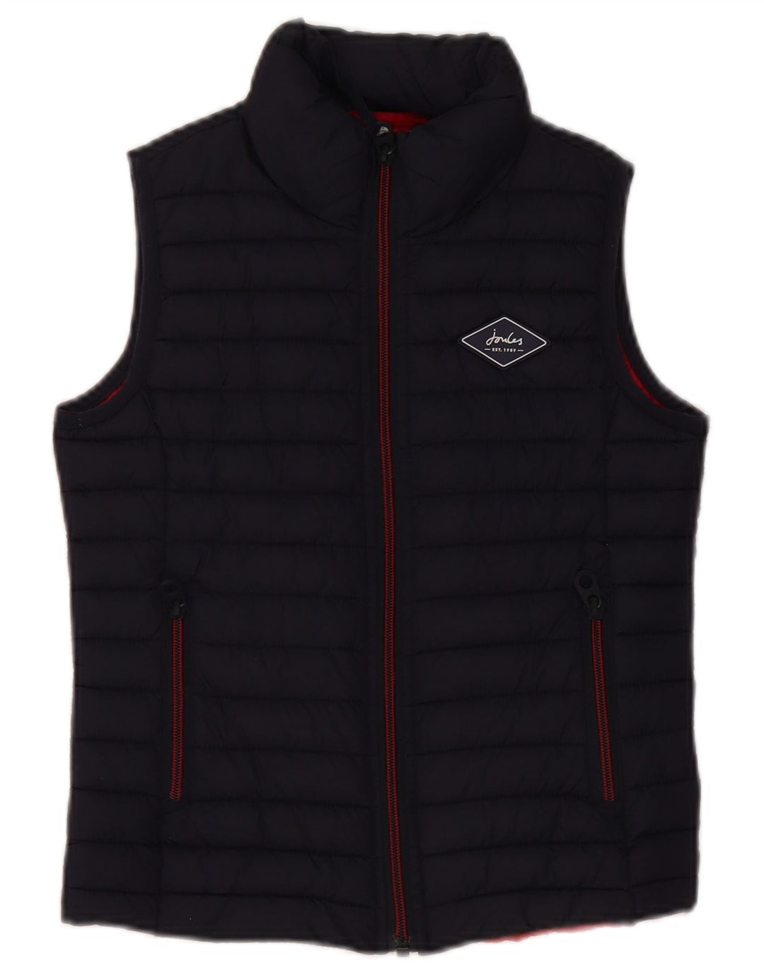 Joules Boys Padded Gilet 5-6 Years Navy Blue Polyamide