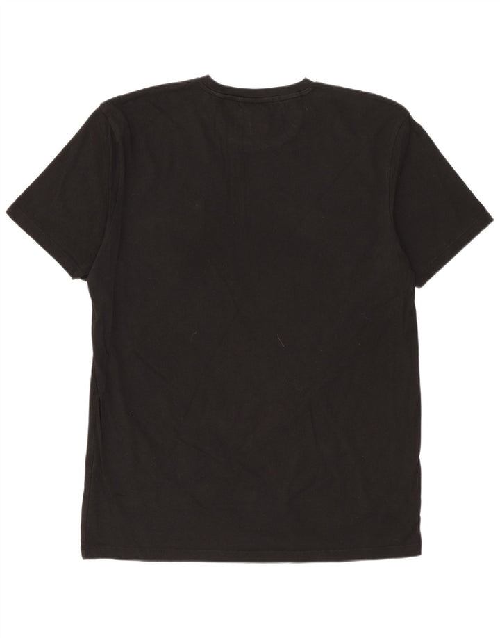 Ανδρικό T-Shirt ZARA Slim Fit Top XL Μαύρο