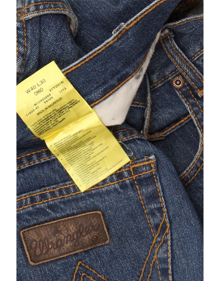 WRANGLER Ανδρικό τζιν Ohio Straight W40 L30 Μπλε βαμβακερό