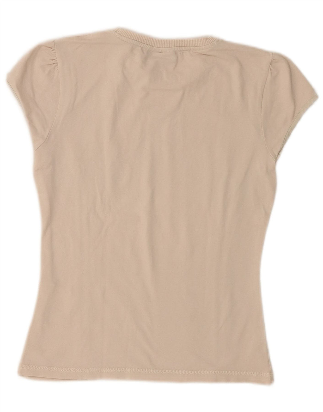 Ellesse Γυναικείο T-Shirt Top UK 12 Medium Off White