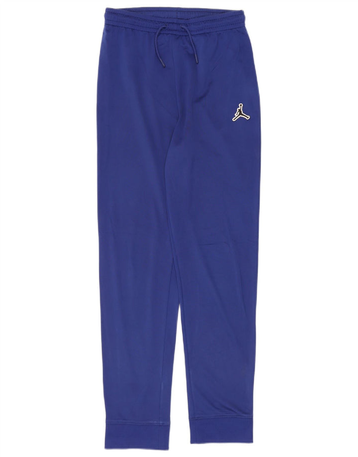 Jordan Boys Tracksuit Trousers Joggers 13-14 Years XL Blue Polyester