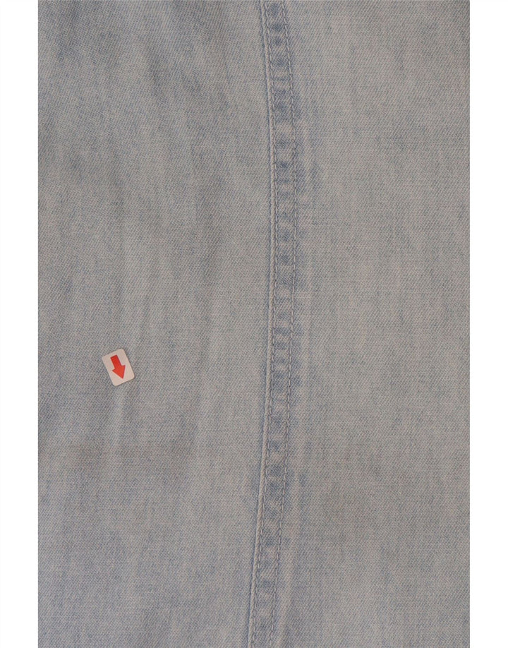 JOHN BANER Γυναικείο Αμάνικο Τζιν Φόρεμα IT 50 XL Μπλε Βαμβακερό