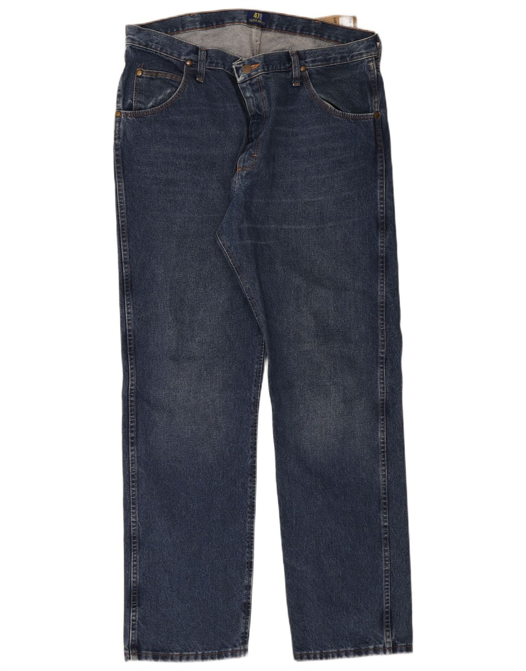 Ανδρικό τζιν Wrangler ίσιο W38 L32 Μπλε βαμβακερό