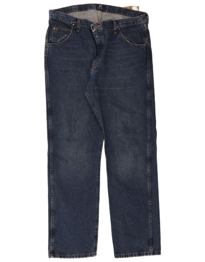 Ανδρικό τζιν Wrangler ίσιο W38 L32 Μπλε βαμβακερό