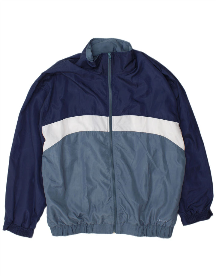 Ανδρική φόρμα Active Top Jacket XL Navy Blue Colourblock Polyester