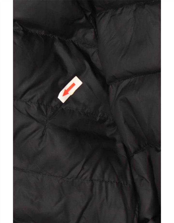 Blauer Γυναικείο μπουφάν με κουκούλα UK 18 XL Μαύρο Πολυαμίδιο