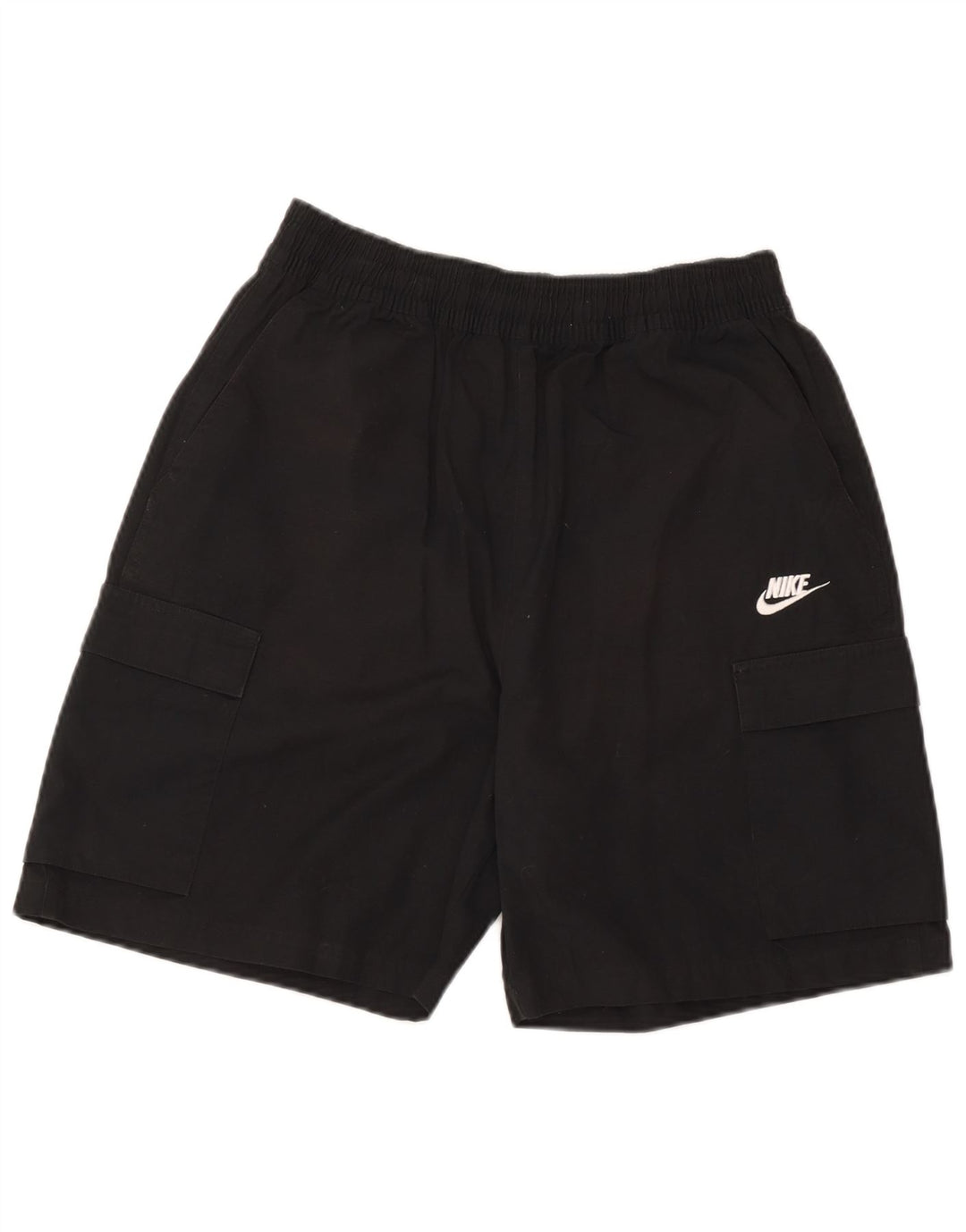 Ανδρικό αθλητικό σορτς Nike Cargo, μεσαίο μαύρο βαμβακερό