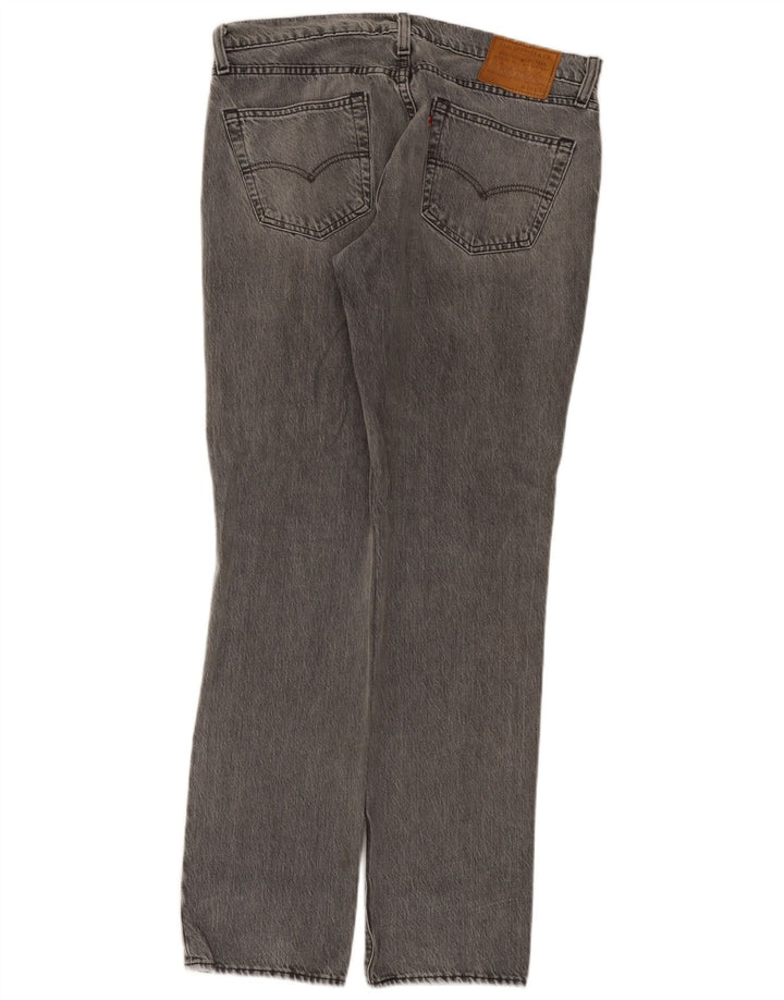 Levi's Mens 511 Slim Jeans W34 L34 Γκρι βαμβακερό