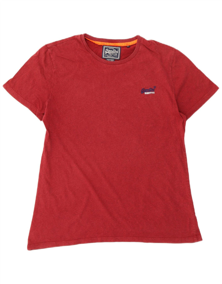 Ανδρικό T-Shirt Superdry Top μεγάλο κόκκινο βαμβακερό