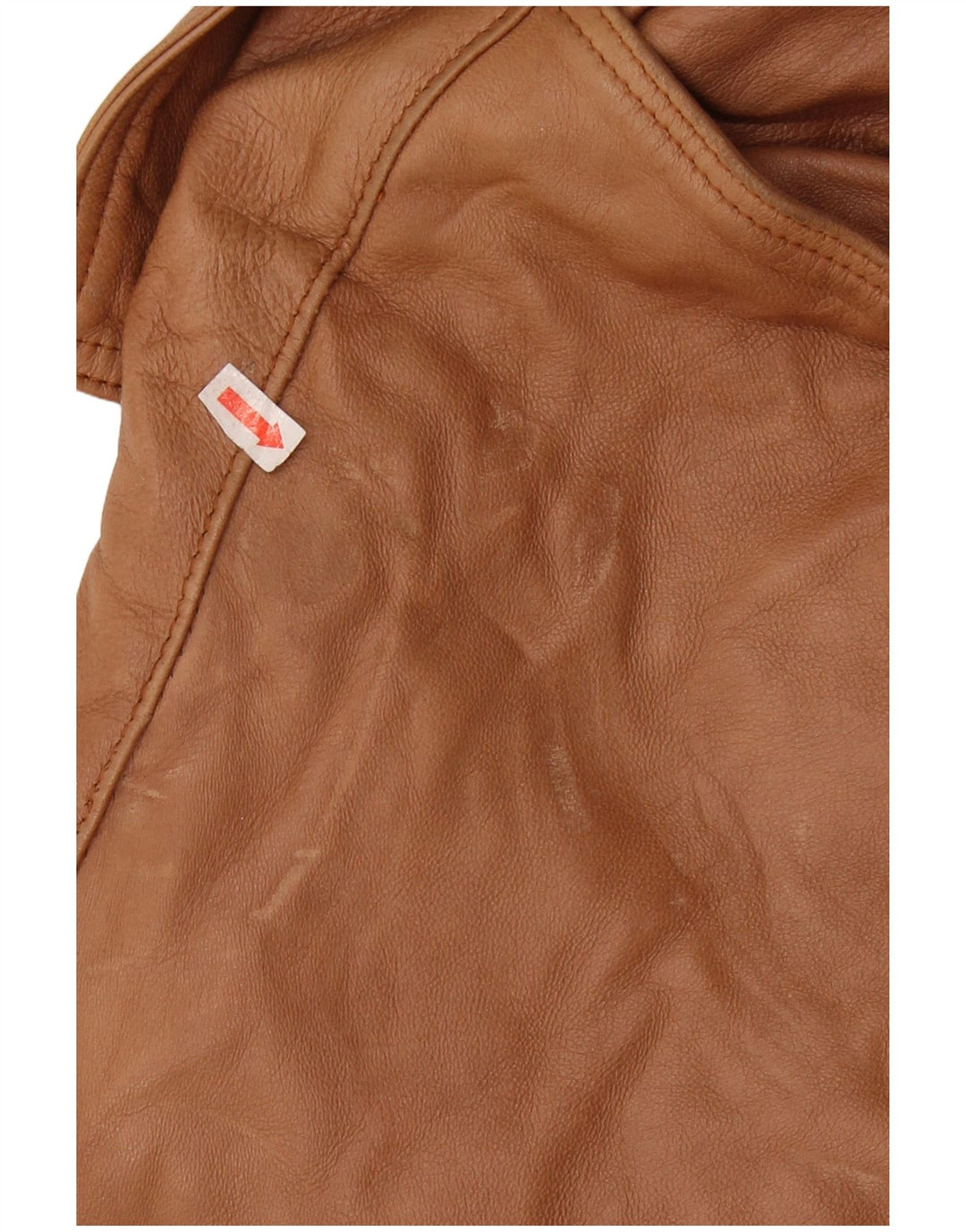 VINTAGE Ανδρικό δερμάτινο μπουφάν UK 44 2XL Καφέ Δερμάτινο