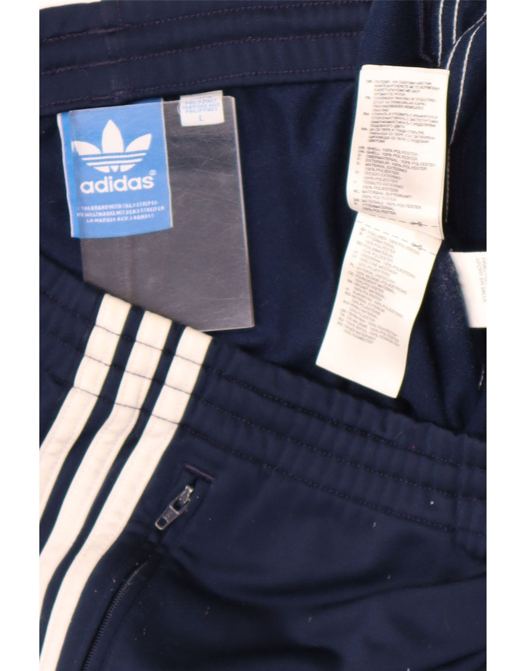 Ανδρική αθλητική φόρμα Adidas Παντελόνι μεγάλο μπλε ναυτικό πολυεστέρα