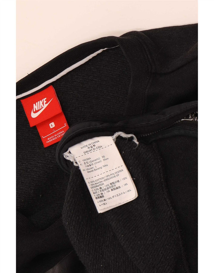 Γυναικείο φούτερ Nike Air Graphic Oversized Jumper UK 16 Large Μαύρο