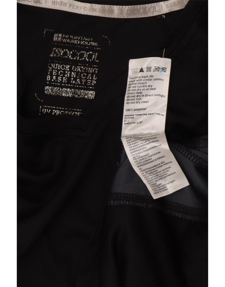 MOUNTAIN WAREHOUSE Γυναικείο IsoCool Top μακρυμάνικο UK 14 Medium Black