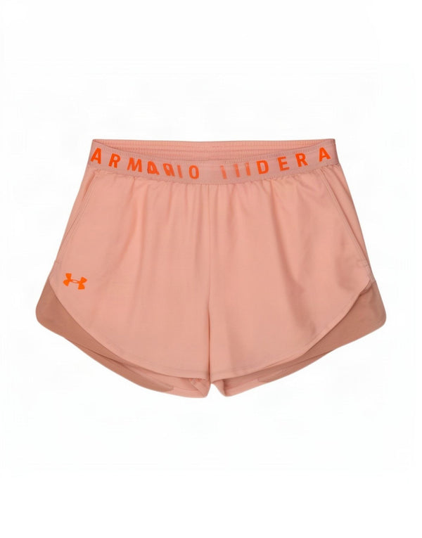 Under Armour Γυναικείο Heat Gear Graphic Sport σορτς UK 14 Medium Pink