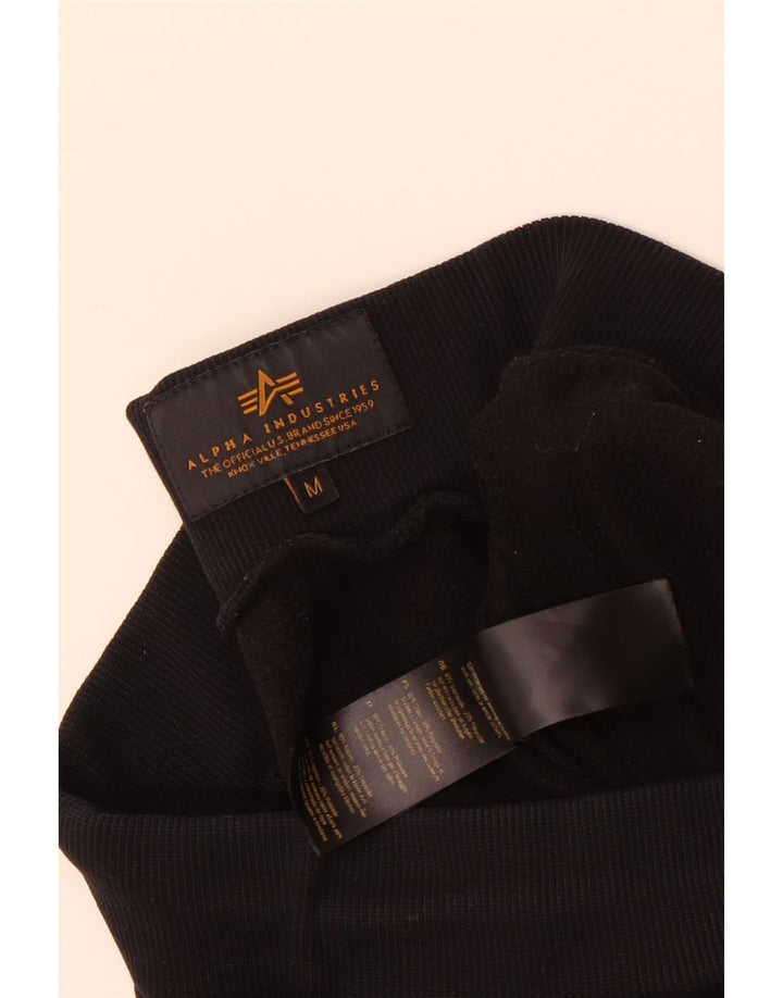 Alpha Industries Ανδρικά Γραφικά Αθλητικά Παντελόνια Joggers Μεσαίο Μαύρο