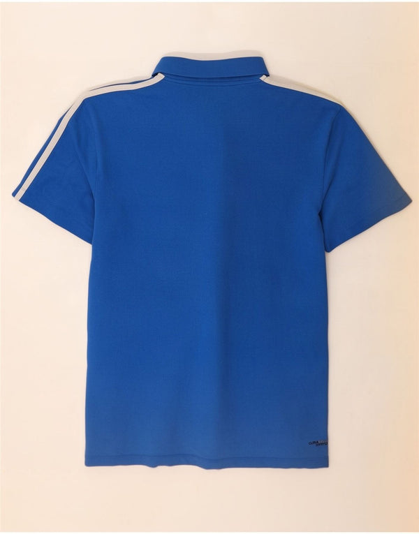 Adidas Mens Clima 365 Polo Shirt 2XL Μπλε Βαμβακερό