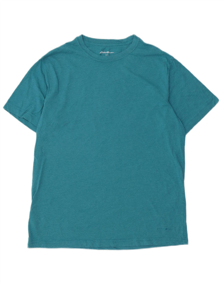 EDDIE BAUER Ανδρικό T-Shirt Top μεγάλο μπλε βαμβακερό