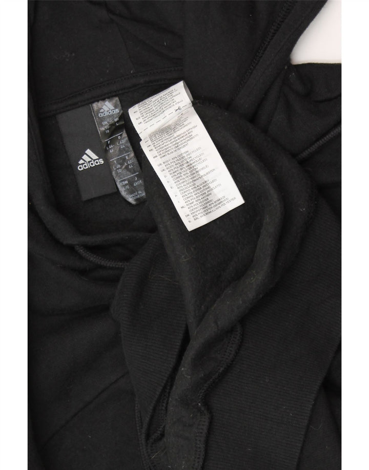 ADIDAS Γυναικείο Hoodie Jumper UK 16/18 μεγάλο βαμβακερό