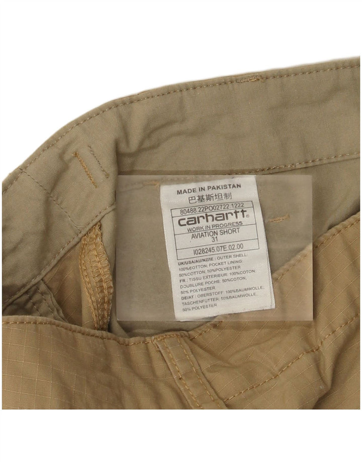 Ανδρικό σορτς Cargo CARHARTT W31 Βαμβακερό μεσαίο μπεζ