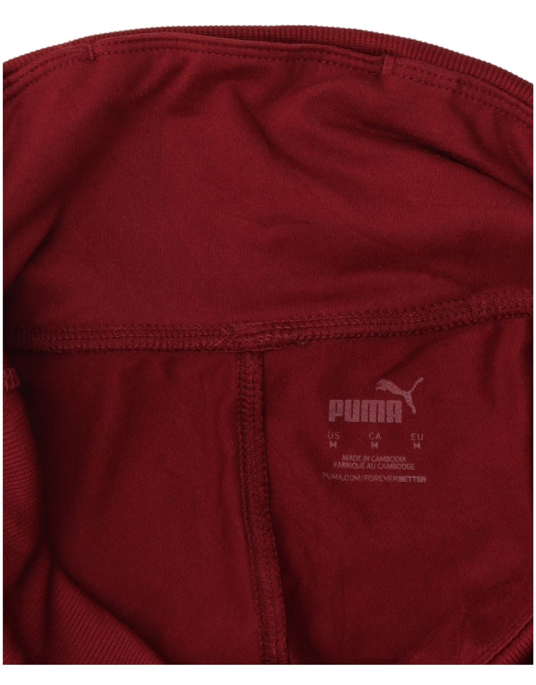 Γυναικεία αθλητική φόρμα PUMA Παντελόνι Joggers UK 12 Medium Maroon Polyester