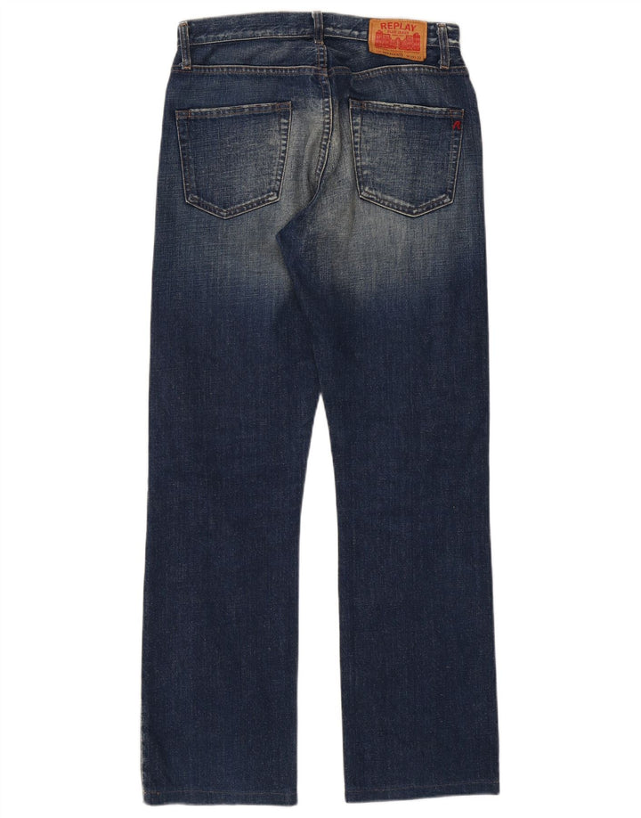 Replay Γυναικείο Straight Jeans W29 L32 Navy Blue Cotton