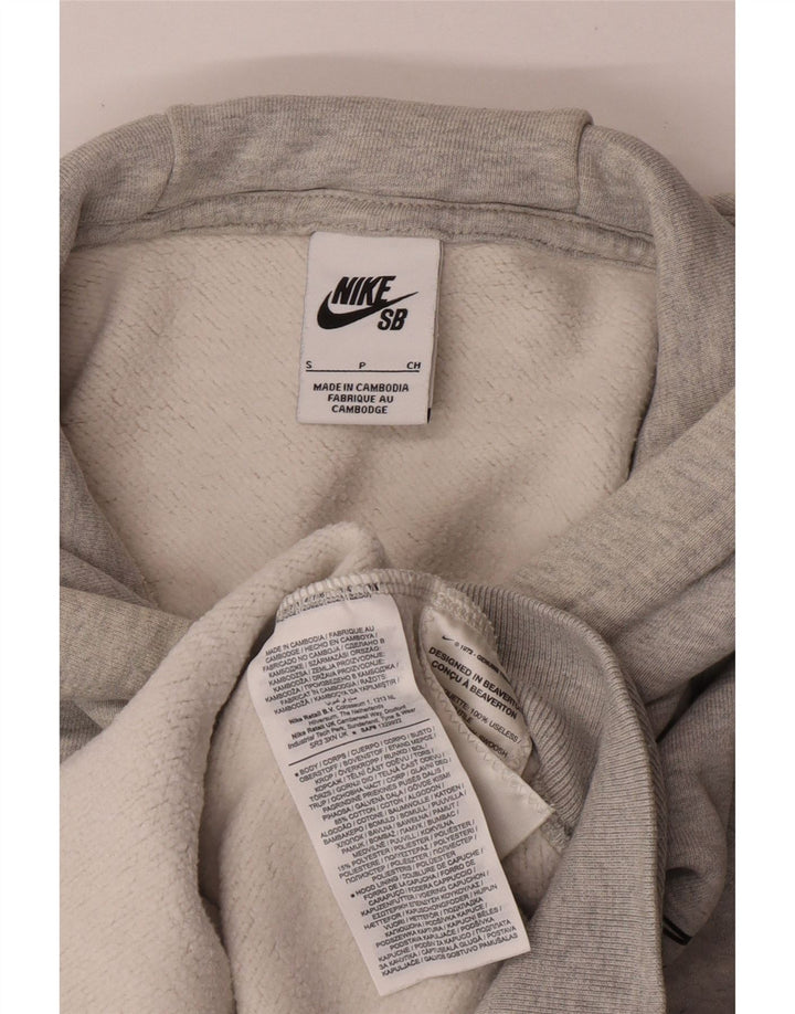 Ανδρικά γραφικά κουκούλα Nike, μικρό γκρι βαμβακερό