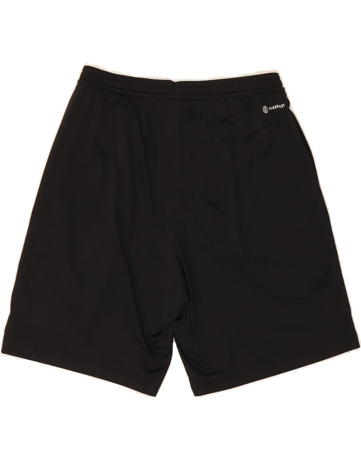 ADIDAS Mens Sport Shorts Medium Black Polyester Vintage Adidas and Second-Hand Adidas from Messina Hembry 