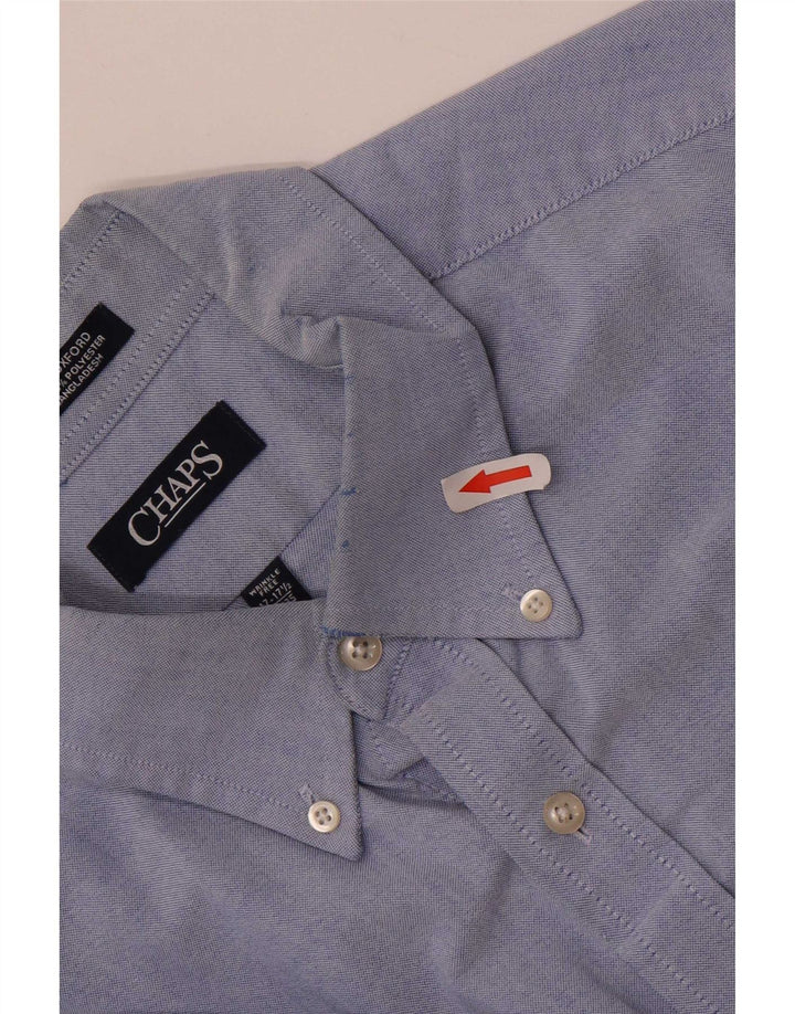 Ανδρικό πουκάμισο Chaps Size 17 1/2 XL Μπλε βαμβακερό