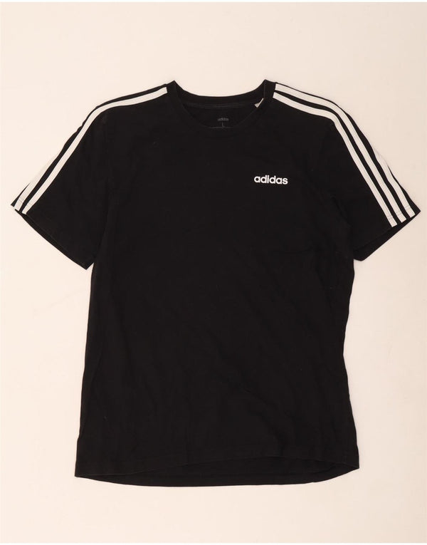 Ανδρικό T-Shirt Adidas Top μεγάλο μαύρο βαμβακερό
