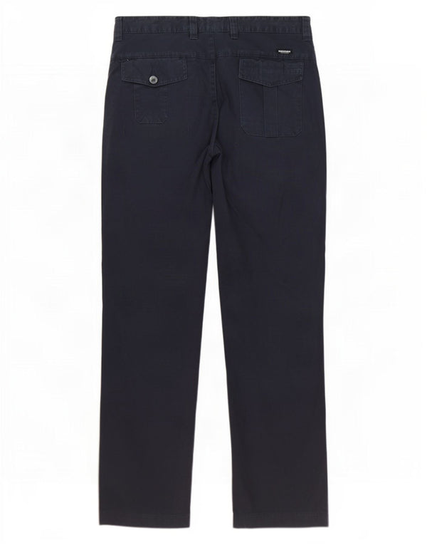 Ανδρικό παντελόνι Chino Dockers Slim Fit W34 L34 Navy Blue Cotton