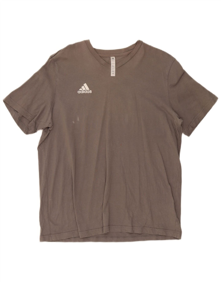 Ανδρικό T-Shirt Adidas Top XL Γκρι βαμβακερό
