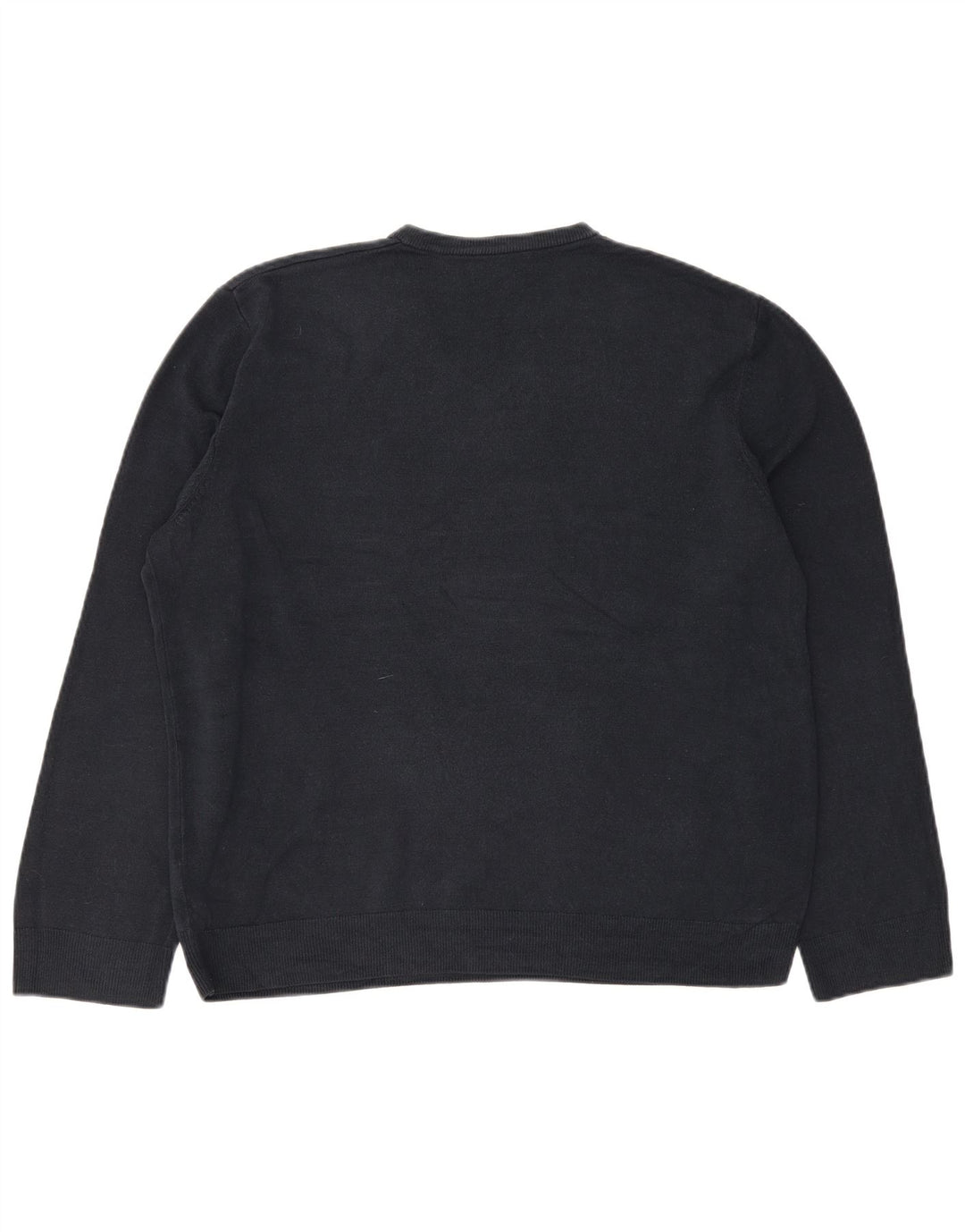 Marks & Spencer Ανδρικό πουλόβερ με λαιμόκοψη 2XL μπλε ακρυλικό