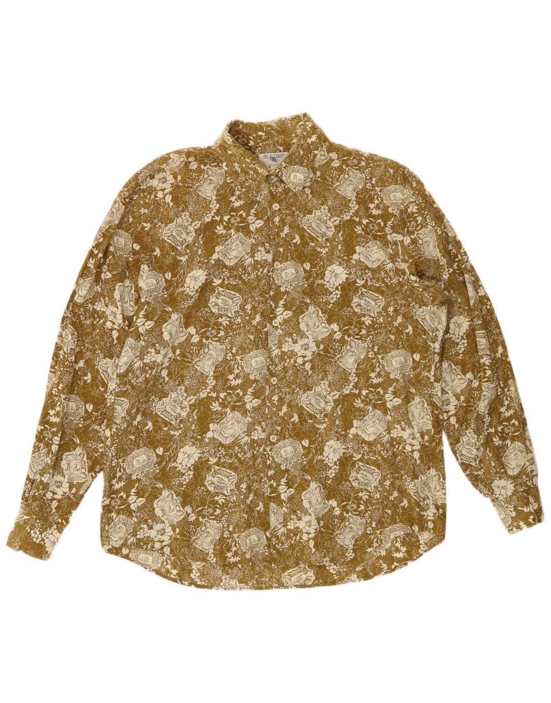 Vintage Ανδρικό Πουκάμισο Μεγάλο Πράσινο Floral