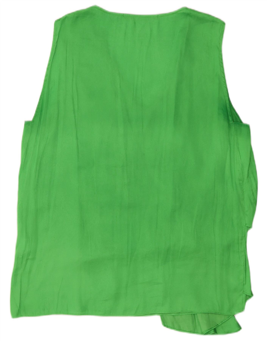 Zara Γυναικεία Αμάνικη Μπλούζα Τοπ UK 18 XL Πράσινο Πολυεστέρας